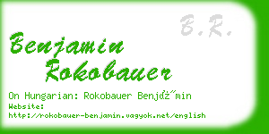 benjamin rokobauer business card